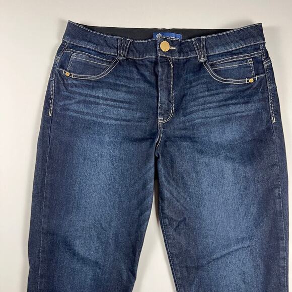 Democracy “Ab"solution® Ankle Skimmer Indigo Tummy Slimming Jeans Size 16 - Picture 3 of 14